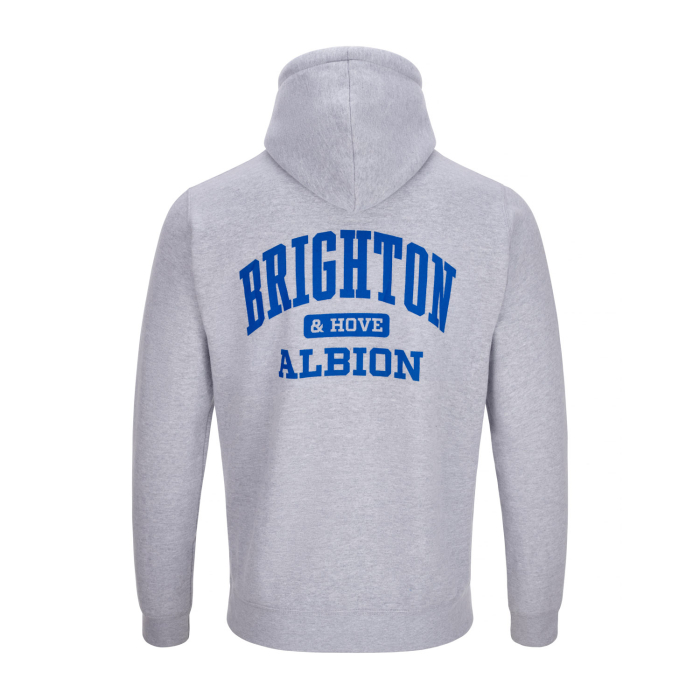 BHAFC Grey Back Print Hoodie