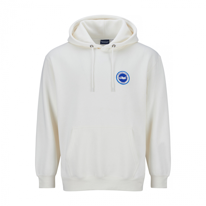 BHAFC Off-White Relaxed Backprint Hoodie