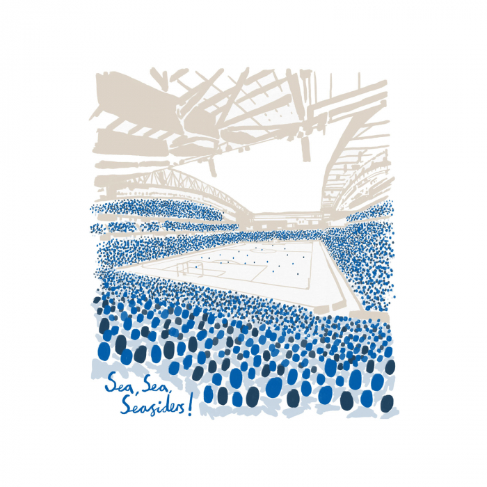 ART OF Brighton A4 12th Man Poster