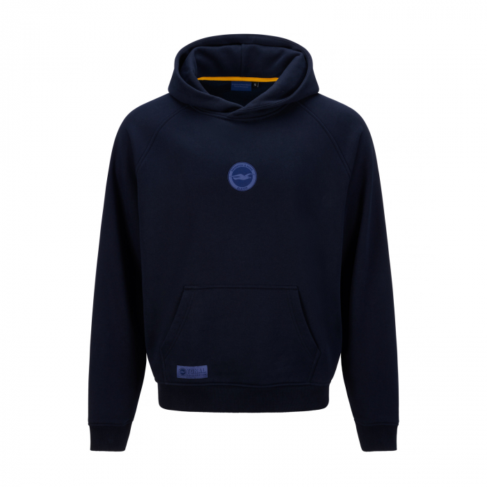 BHAFC Navy Tonal Back Print Hoodie