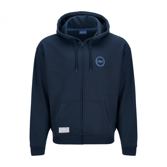 BHAFC Dark Indigo Relaxed Zip Hoodie