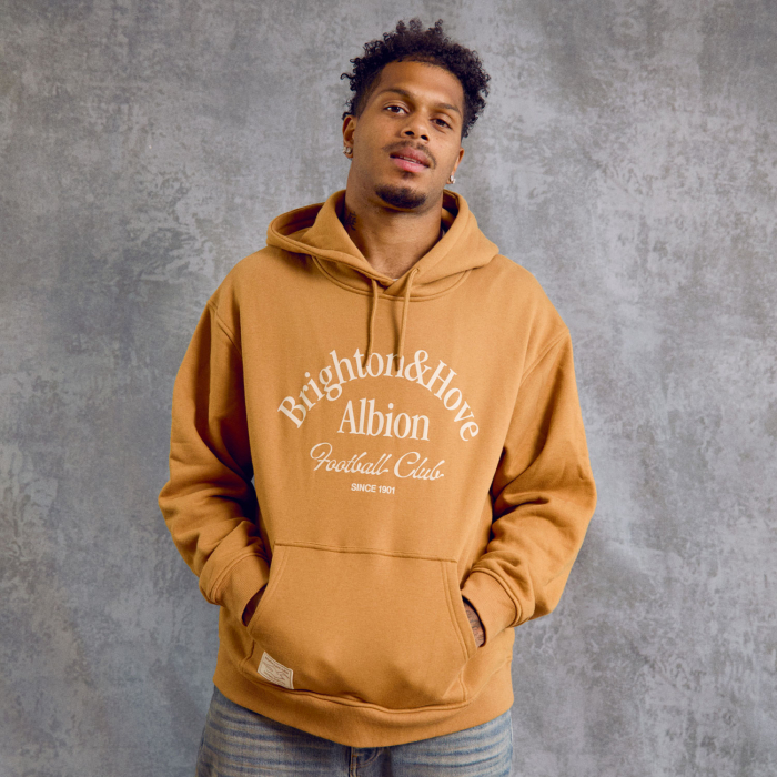 BHAFC Ochre Relaxed Hoodie
