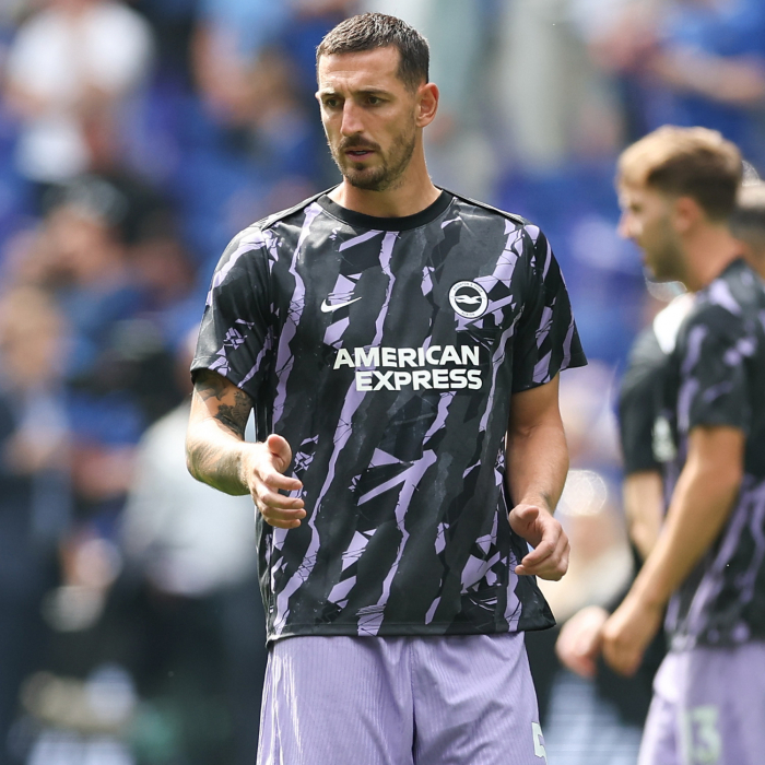 【正規品】BHAFC 25/26 ブライトン　ホーム用ウォームアップシャツ　XL Brighton Nike 25/26 Away Warm Up Shirt | Official BHAFC Store