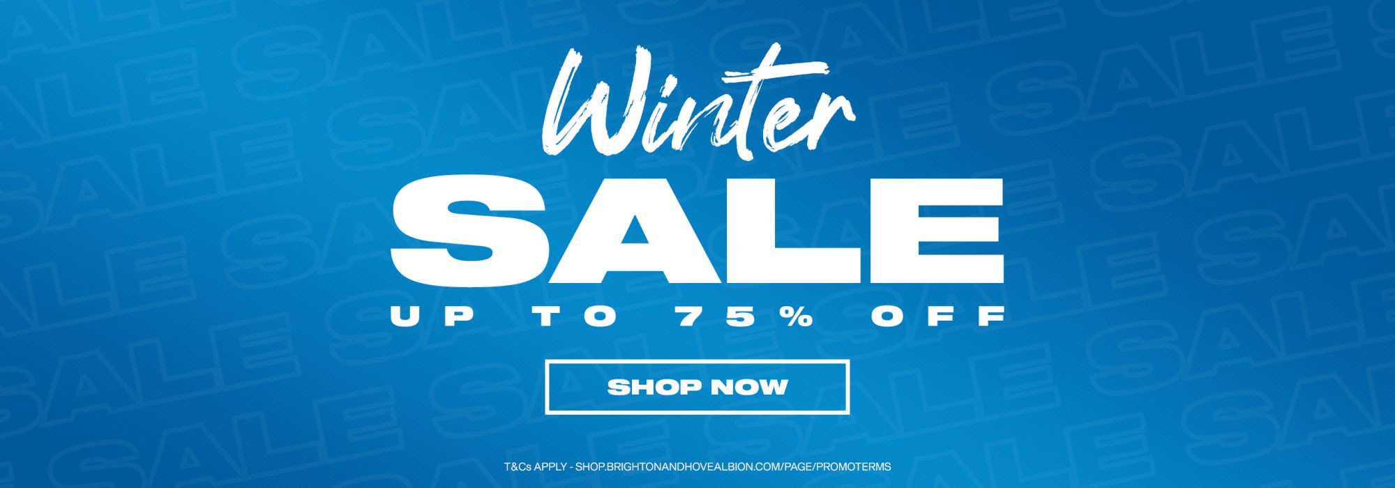 Winter Sale now on.