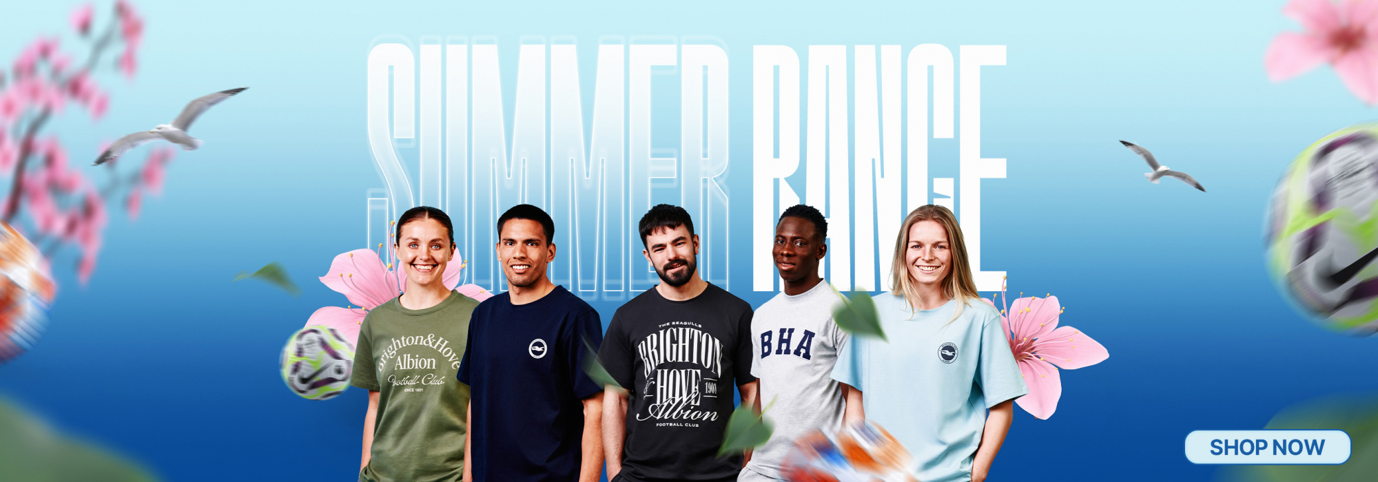 Brighton summer clothing range