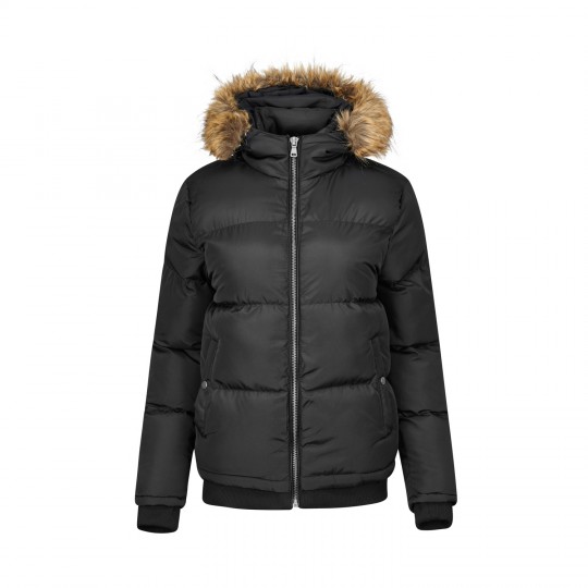 Womens Black Padded Jacket Black