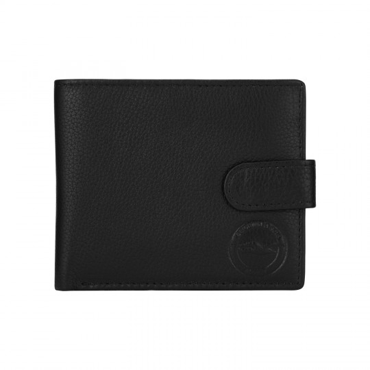 Black Popper Leather Wallet 189
