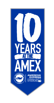 10 Years at the Amex Pin Badge 