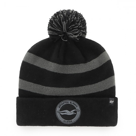 47 Charcoal & Black Breakaway Cuff Knit Hat