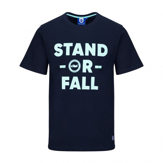 Navy Stand Or Fall Tee
