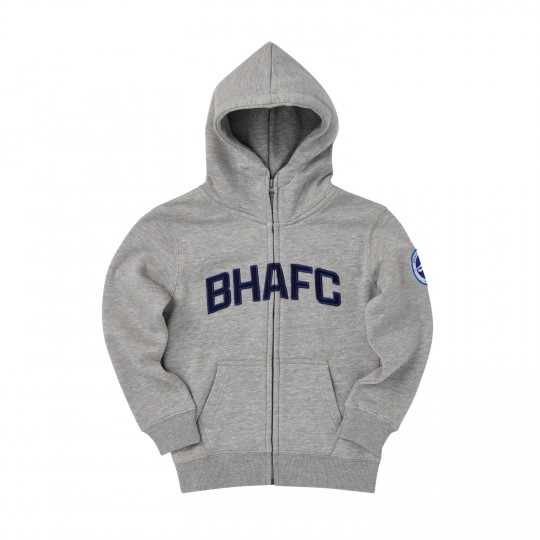 Junior BHAFC Grey Zip Hoodie