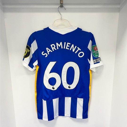 Player Issued 21/22 Carabao Cup Shirt - Sarmiento