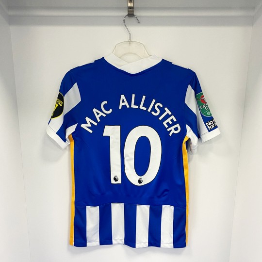 Player Issued 21/22 Carabao Cup Shirt-Mac Allister