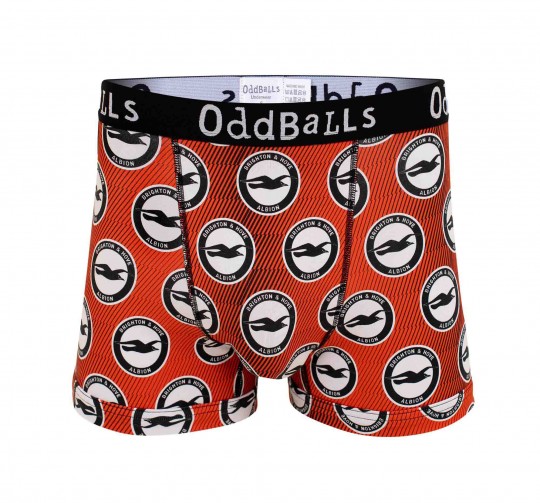 Adult Crimson BHAFC x Oddballs Boxer Shorts