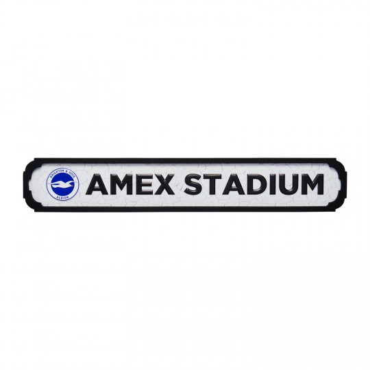BHAFC Wooden Embossed Street Sign