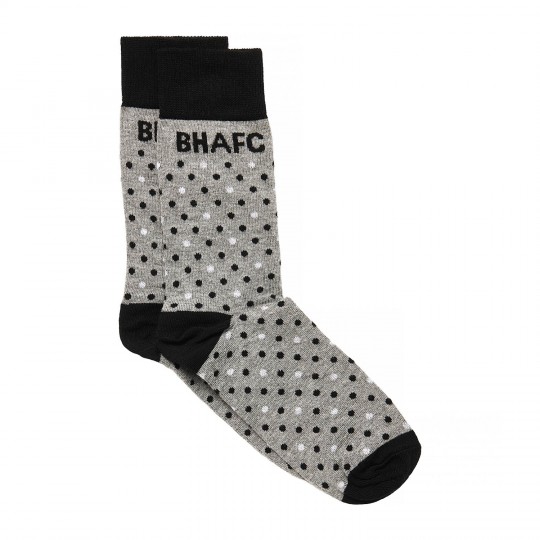 BHAFC Black Mono Spots Socks