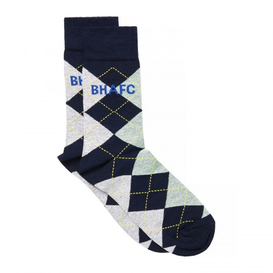 BHAFC Mint Argyle Socks