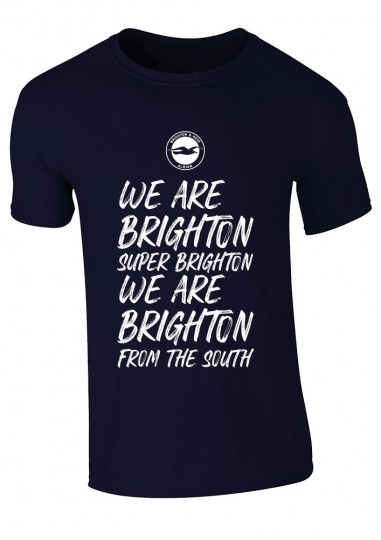 2425 - BHAFC Navy We Are Brighton Tee