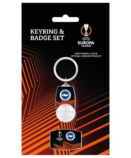 BHAFC UEFA Europa League Pin Badge & Keyring