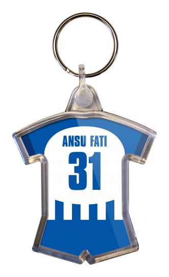 Ansu Fati Home Shirt Keyring 