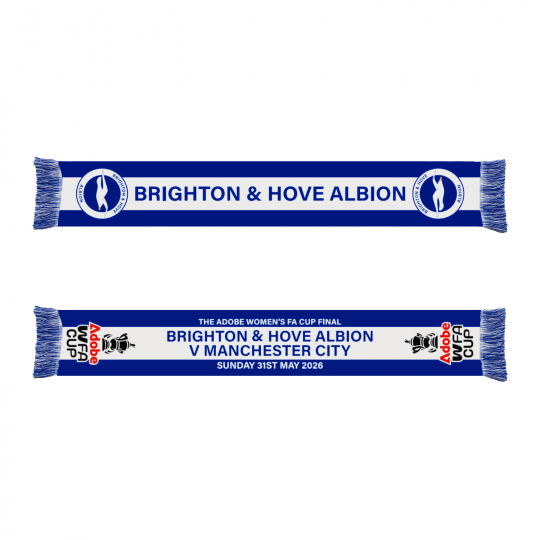 BHAFC WFA Cup Final Scarf