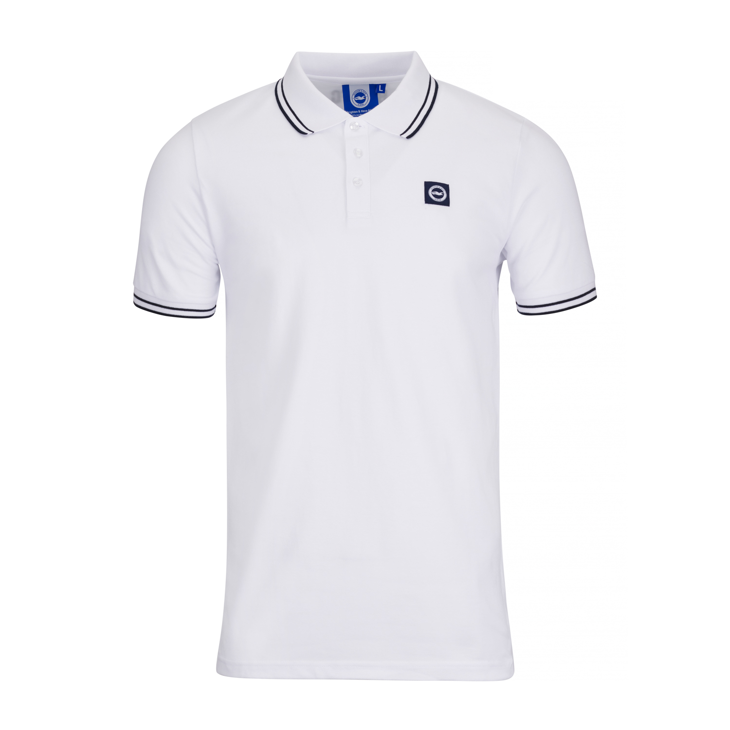 Crest Patch White Polo
