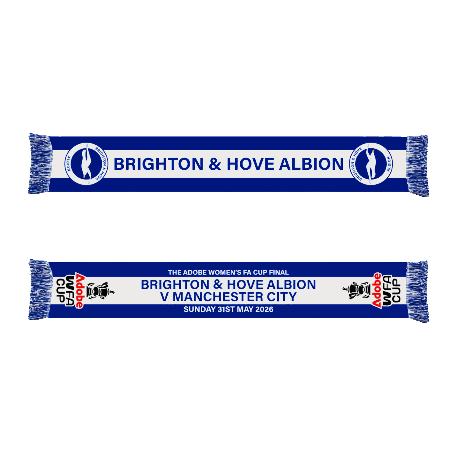 BHAFC WFA Cup Final Scarf