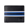 Colour Stitch Leather Wallet 
