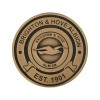 Bronzed Crest Pin Badge