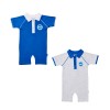 2 Pack Polo Romper Suit