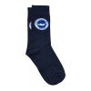 Crest Navy Dress Socks