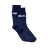 Navy Criss Cross Socks