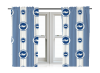 BHAFC Pinstripe Curtain 54