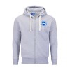 Grey Marl Club Essential Zip Hoodie
