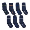 7 Pack Navy Day Of The Week Socks