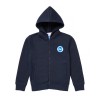 Junior Navy Club Essential Zip Hoodie
