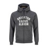 BHAFC Anthracite Text Zip Hoodie