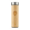 BHAFC Etched Bamboo Flask