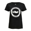 Womens Black Organic Tee