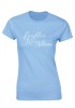 2425 - BHAFC Womens Sky Mint Script Text Tee