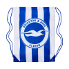 BHAFC Striped Drawstring Bag
