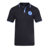 BHAFC Black Three-Colour Tipped Polo