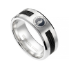 BHAFC Black Inlay Ring