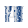 BHAFC Striped 72 Inch Curtains