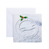 Xmas Card - Snow Print