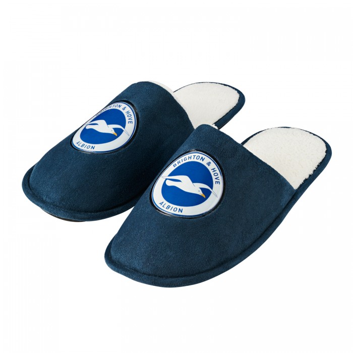 Adult Navy Slippers