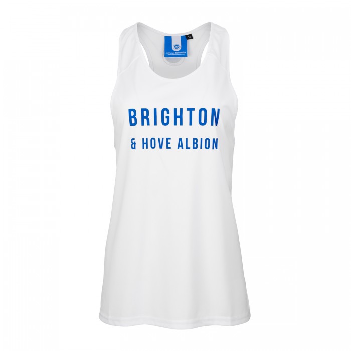 Womens White Active Vest 