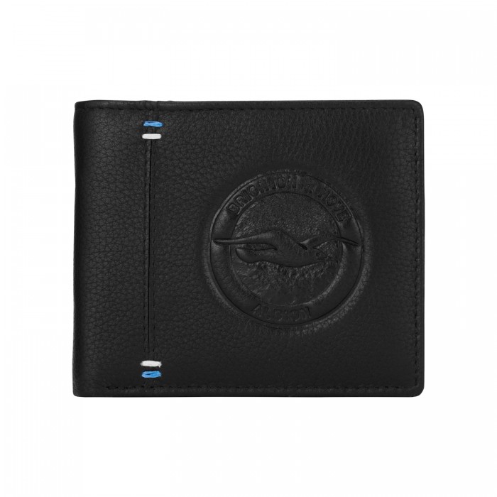 Black Crest Leather Wallet 143