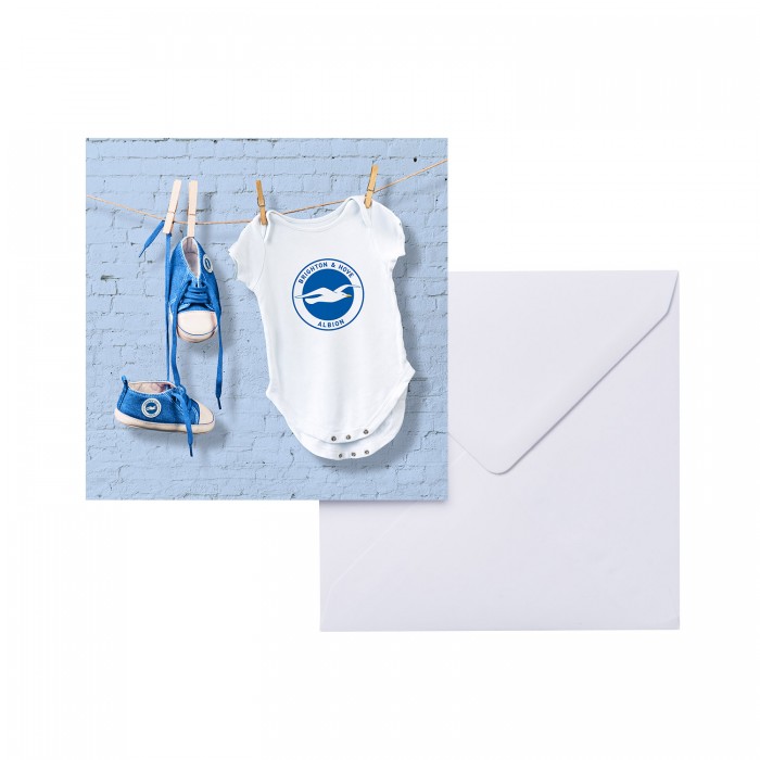Greeting Card - New Baby (Vest & Shoes)