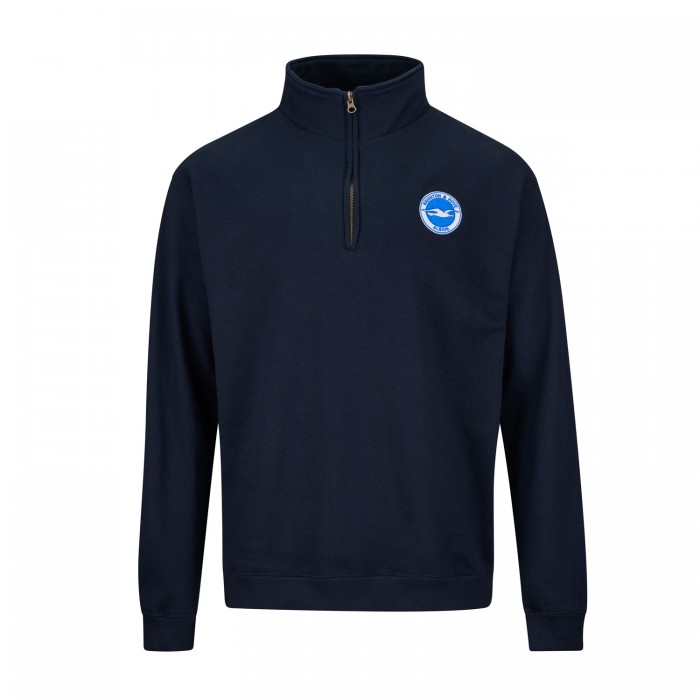 Navy Grant 1/4 Zip Sweatshirt